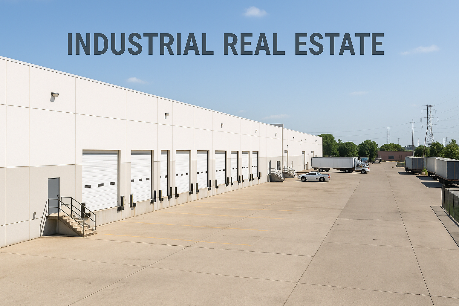 Industrial property building with loading docks featured in Commercial PM Pennsylvania’s article on industrial real estate in Philadelphia & Bucks County.